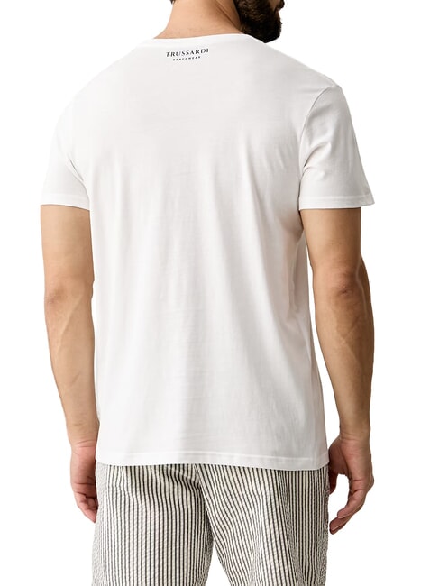 BASIC Camiseta de algod&oacute;n de manga corta blanco - camiseta
