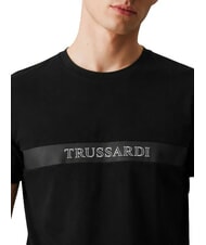 TRUSSARDI DIGITAL LEVRIERO Camiseta de algod&oacute;n de manga corta negro - camiseta - 3
