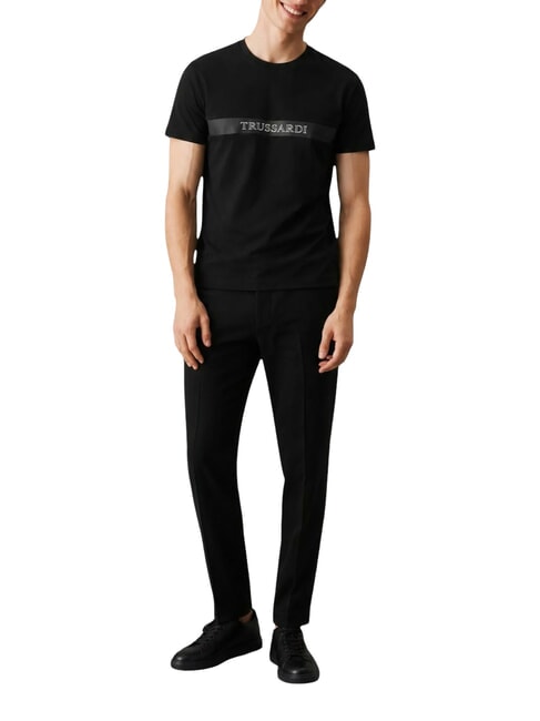 DIGITAL LEVRIERO Camiseta de algod&oacute;n de manga corta negro - camiseta