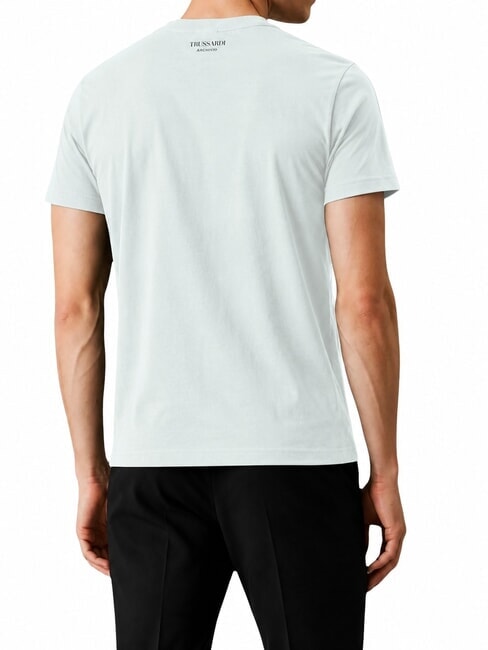 DIGITAL LEVRIERO Camiseta de algod&oacute;n de manga corta azur - camiseta