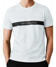 TRUSSARDI DIGITAL LEVRIERO Camiseta de algod&oacute;n de manga corta azur - camiseta - 3