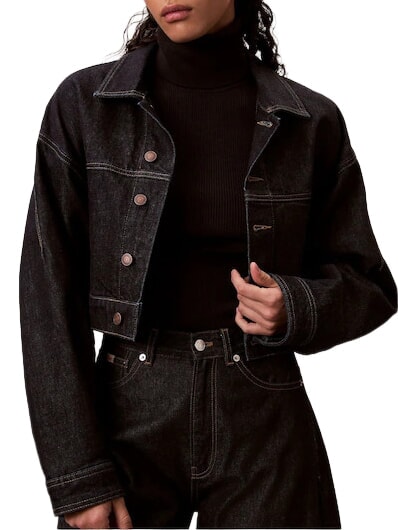 CK JEANS Jersey de cuello alto, manga larga ck negro - Su&eacute;teres de mujer