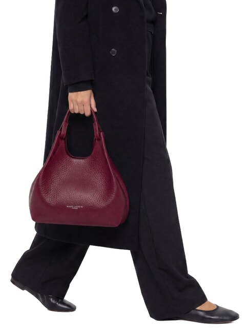 DUA Bolso bandolera, en piel. rub&iacute; antiguo - Bolsos Mujer