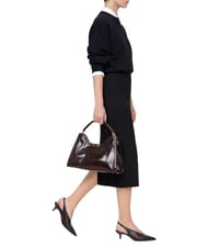 GIANNI CHIARINI AURORA Bolso de mano con correa para el hombro, de piel. - Bolsos Mujer