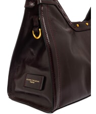 GIANNI CHIARINI AURORA Bolso de mano con correa para el hombro, de piel. rub&iacute; antiguo - Bolsos Mujer - 6