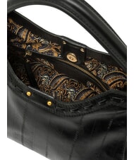 GIANNI CHIARINI AURORA Bolso de mano con correa para el hombro, de piel. negro - Bolsos Mujer - 4