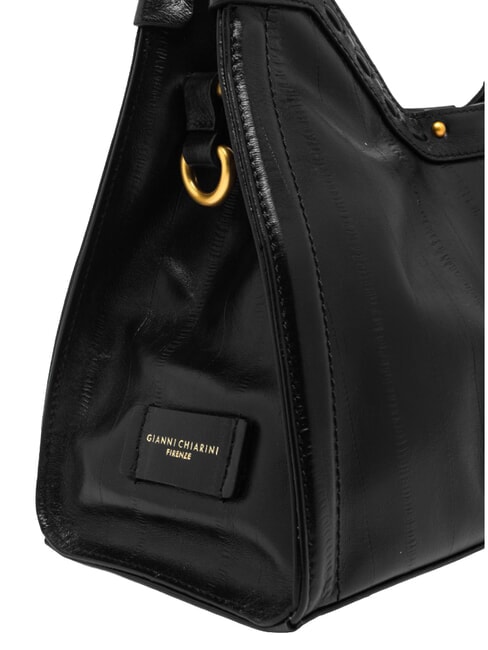 AURORA Bolso de mano con correa para el hombro, de piel. negro - Bolsos Mujer