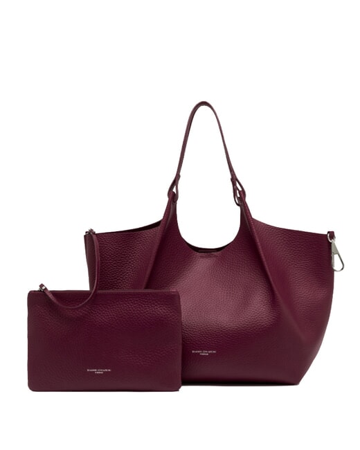 DUA Bolso bandolera grande de piel rub&iacute; antiguo - Bolsos Mujer