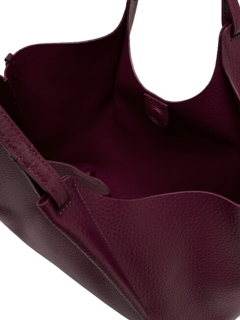 DUA Bolso bandolera grande de piel rub&iacute; antiguo - Bolsos Mujer