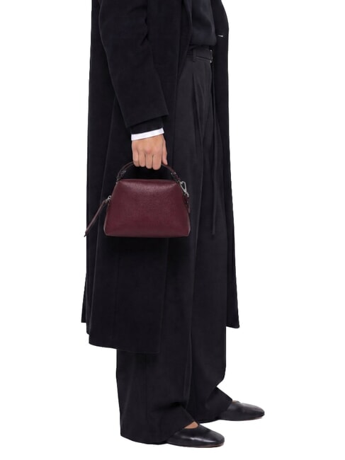 ALIFA  Mini bolso de mano, con bandolera rub&iacute; antiguo - Bolsos Mujer