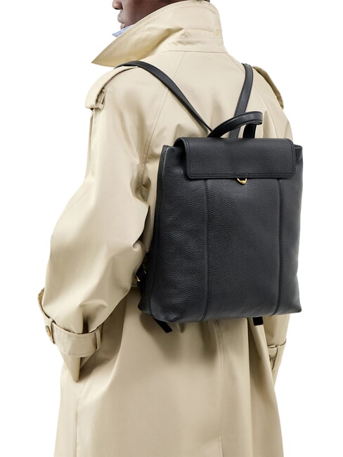 VICKY Mochila con bolsillo interior negro - Bolsos Mujer