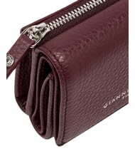 GIANNI CHIARINI WALLETS GRAIN Cartera peque&ntilde;a de piel granulada rub&iacute; antiguo - Carteras Mujer - 5