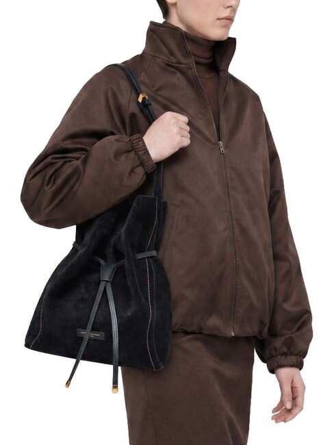 SIENNA Bolso tipo cubo de piel, bolso de hombro noche - Bolsos Mujer