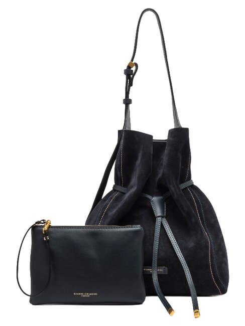 SIENNA Bolso tipo cubo de piel, bolso de hombro noche - Bolsos Mujer