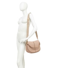 GIANNI CHIARINI HELENA ROUND Bolso bandolera con correa para el hombro, de piel. AZUL - Bolsos Mujer - 5