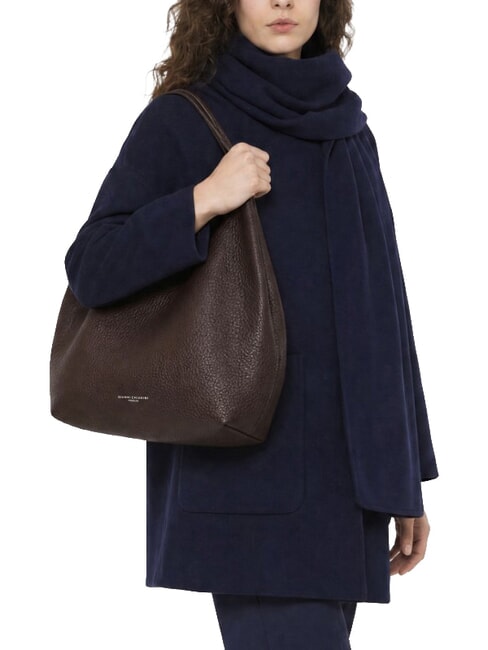 DUA Bolso bandolera grande de piel expresado - Bolsos Mujer
