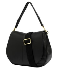 GIANNI CHIARINI HELENA ROUND Bolso bandolera con correa para el hombro, de piel. negro - Bolsos Mujer - 2