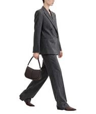 GIANNI CHIARINI HELENA ROUND Bolso bandolera con correa para el hombro, de piel. - Bolsos Mujer