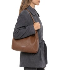 GIANNI CHIARINI DUA Bolso bandolera grande de piel nueces - Bolsos Mujer - 2