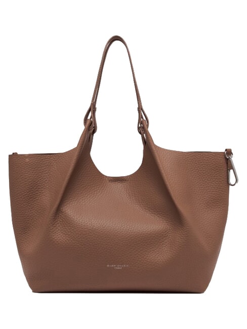 DUA Bolso bandolera grande de piel nueces - Bolsos Mujer