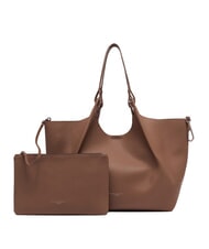 GIANNI CHIARINI DUA Bolso bandolera grande de piel nueces - Bolsos Mujer - 7