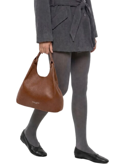 DUA Bolso bandolera, en piel. nueces - Bolsos Mujer