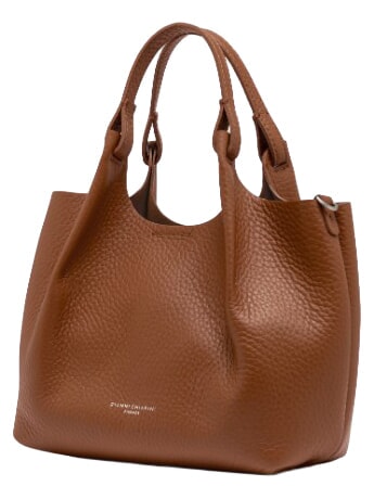 DUA Bolso bandolera, en piel. nueces - Bolsos Mujer
