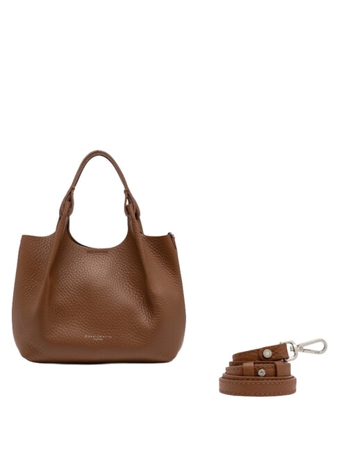 DUA Bolso bandolera, en piel. nueces - Bolsos Mujer