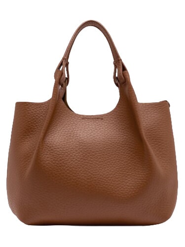 DUA Bolso bandolera, en piel. nueces - Bolsos Mujer