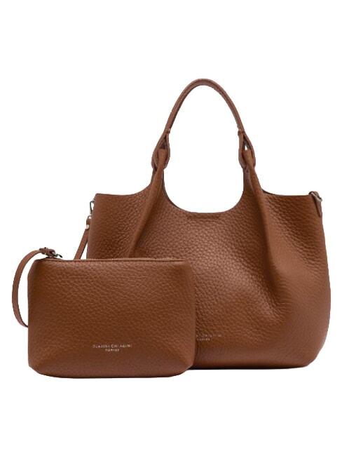 DUA Bolso bandolera, en piel. nueces - Bolsos Mujer