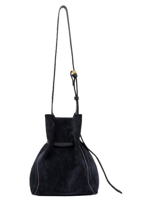 SIENNA Bolso tipo cubo de piel, con correa para el hombro. noche - Bolsos Mujer