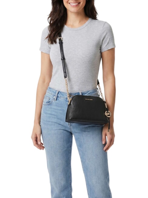 FREDDIE Bolso de hombro de piel negro - Bolsos Mujer