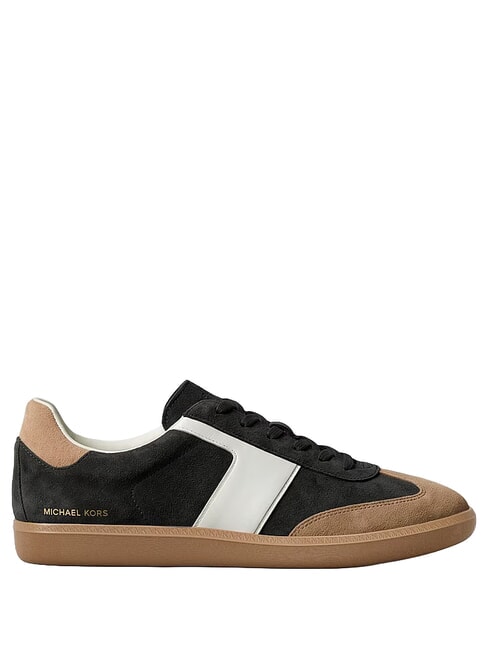 JOVIE Zapatillas de cuero negro multicolor - Zapatos Mujer