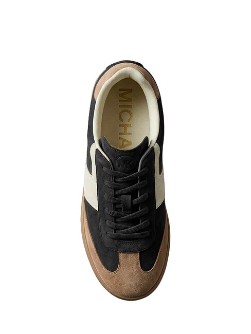 JOVIE Zapatillas de cuero negro multicolor - Zapatos Mujer