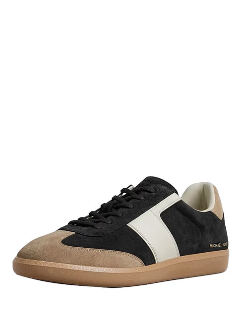 JOVIE Zapatillas de cuero negro multicolor - Zapatos Mujer
