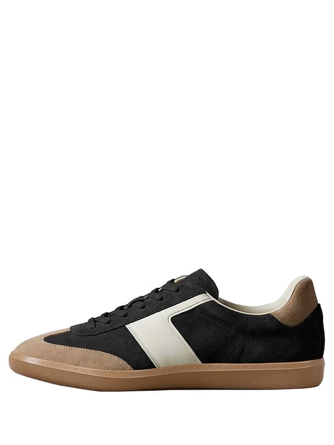 JOVIE Zapatillas de cuero negro multicolor - Zapatos Mujer