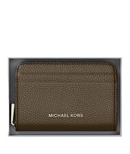 MICHAEL KORS JET SET Tarjetero de piel con monedero loden - Carteras Mujer - 4