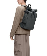 RAINS ROLLTOP RUCKSACK Mochila gris oscuro - Mochilas Escuela & Tiempo Libre - 2