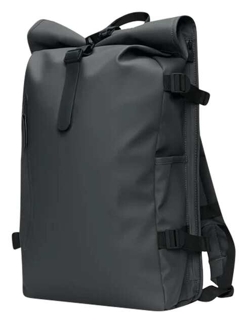 ROLLTOP RUCKSACK Mochila gris oscuro - Mochilas Escuela & Tiempo Libre
