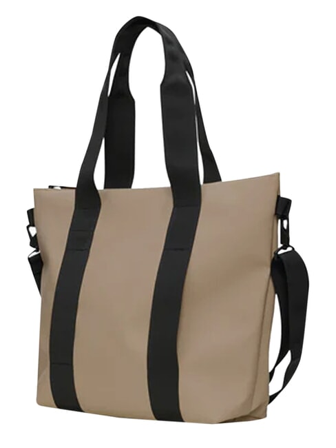 TOTE BAG MINI Bolsa impermeable beige - Bolsos Mujer