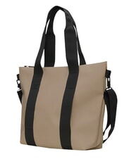 RAINS TOTE BAG MINI Bolsa impermeable beige - Bolsos Mujer - 3