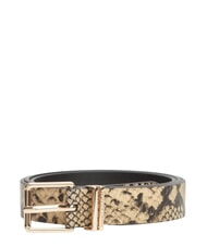 TOMMY HILFIGER TH SQUARE Cintur&oacute;n de cuero serpiente - Cinturones - 3
