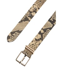 TOMMY HILFIGER TH SQUARE Cintur&oacute;n de cuero serpiente - Cinturones - 4