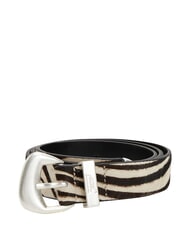 TOMMY HILFIGER TJW ZEBRA Cintur&oacute;n de piel de poni - Cinturones