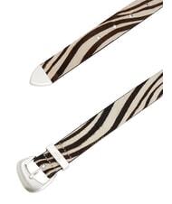 TOMMY HILFIGER TJW ZEBRA Cintur&oacute;n de piel de poni papel prensa - Cinturones - 3