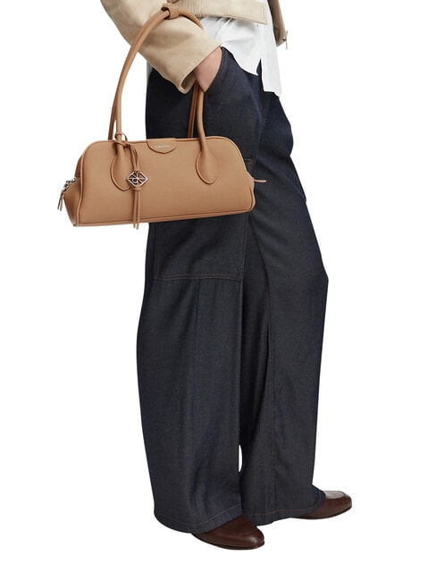 EMBLEM TRIO Bolso de hombro tanino - Bolsos Mujer