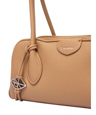 CALVIN KLEIN EMBLEM TRIO Bolso de hombro tanino - Bolsos Mujer - 4