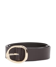 TOMMY HILFIGER TH SCULPT Cintur&oacute;n de cuero fondant marr&oacute;n - Cinturones - 3