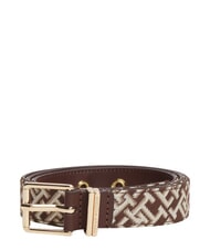 TOMMY HILFIGER TH SQUARE Cintur&oacute;n caqui cl&aacute;sico - Cinturones - 3