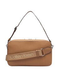 CALVIN KLEIN WEBBING Bolso de hombro con correa para el hombro. tanino - Bolsos Mujer - 4